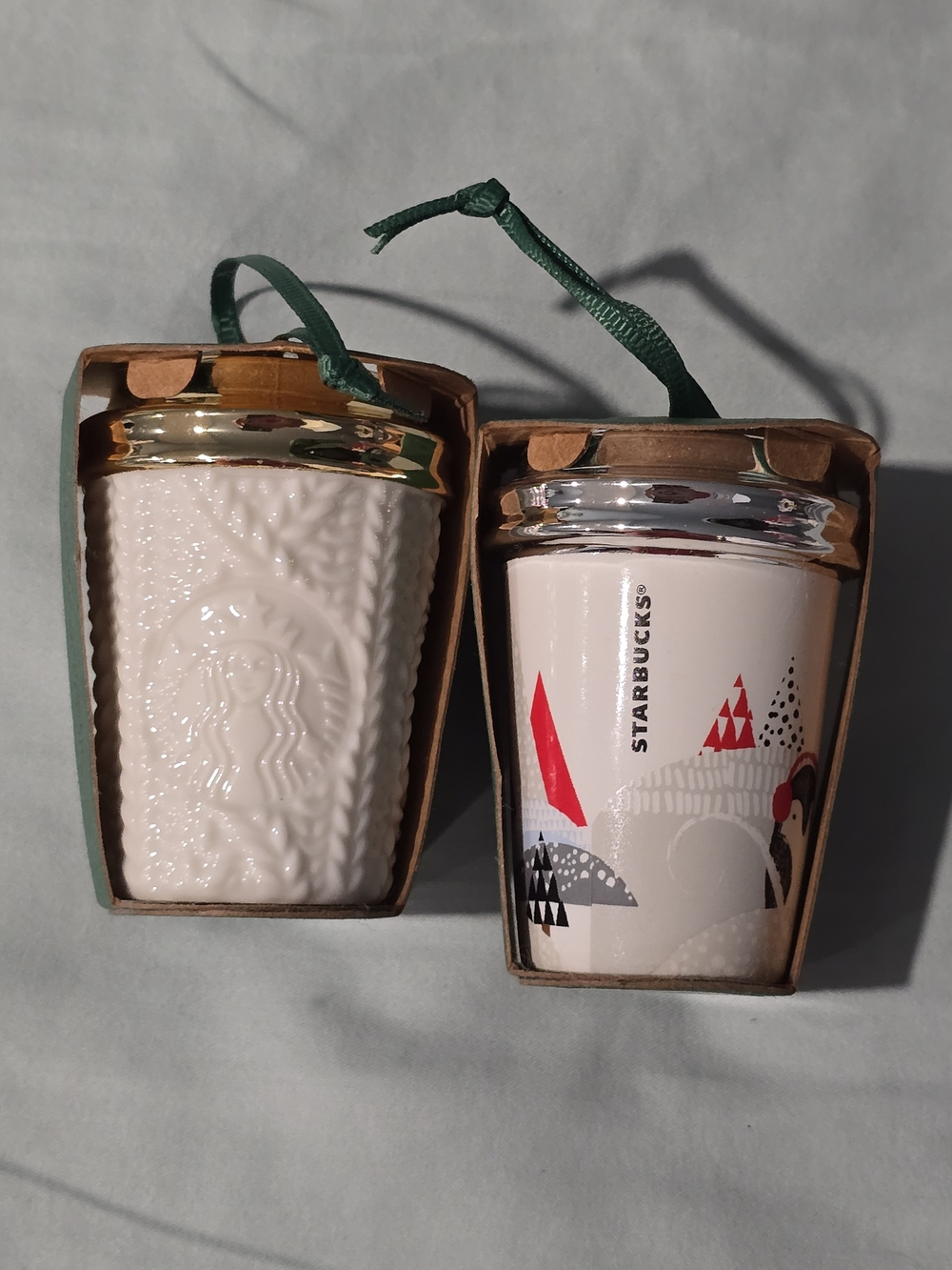 Starbucks 2016 Travel Cup Ornaments - Limited Edition